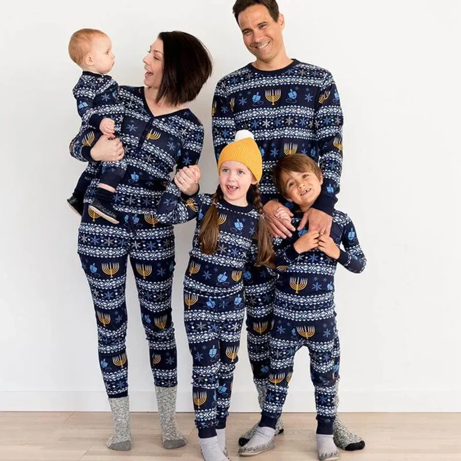 Christmas Patterned Family Matching Pajamas Set