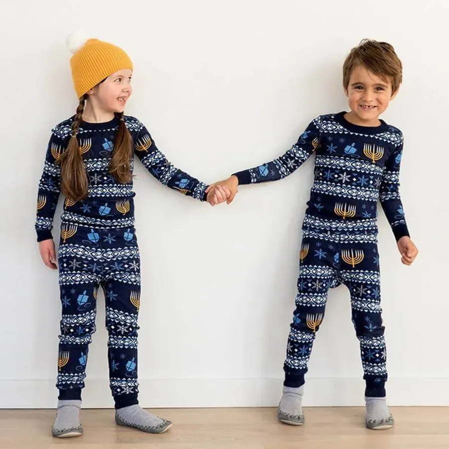 Christmas Patterned Family Matching Pajamas Set