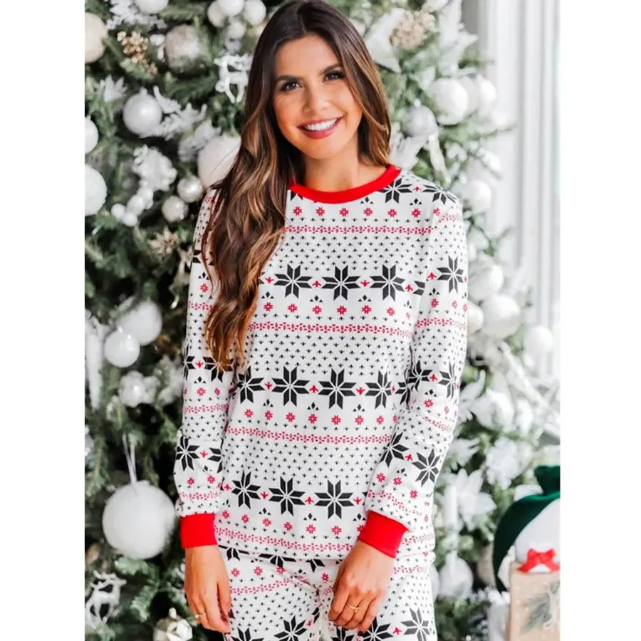 Christmas Elements Printed Family hot Set