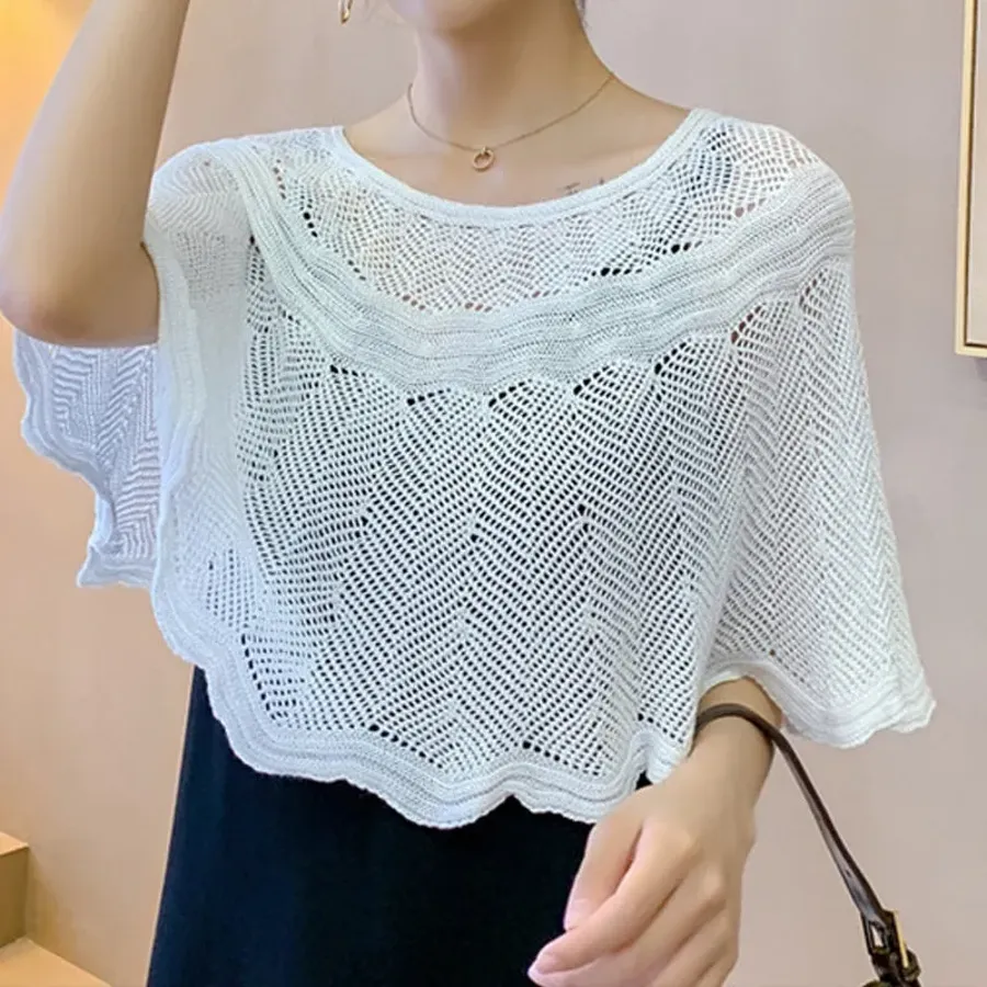 Knitted Sun-proof Shawl