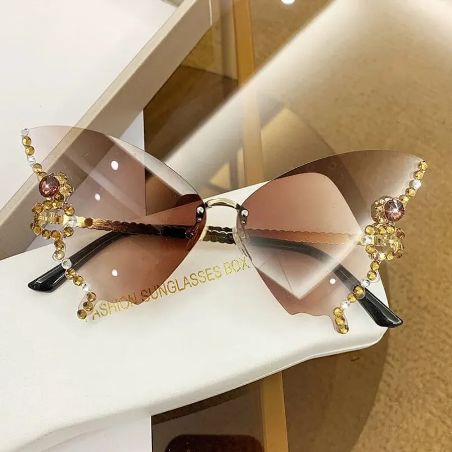 DIAMOND BUTTERFLY SUNGLASSES