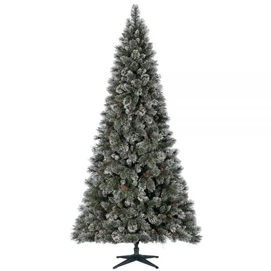 Christmas - 9 Ft Sparkling Amelia Pine Led Pre Lit Artificial Christmas Tree