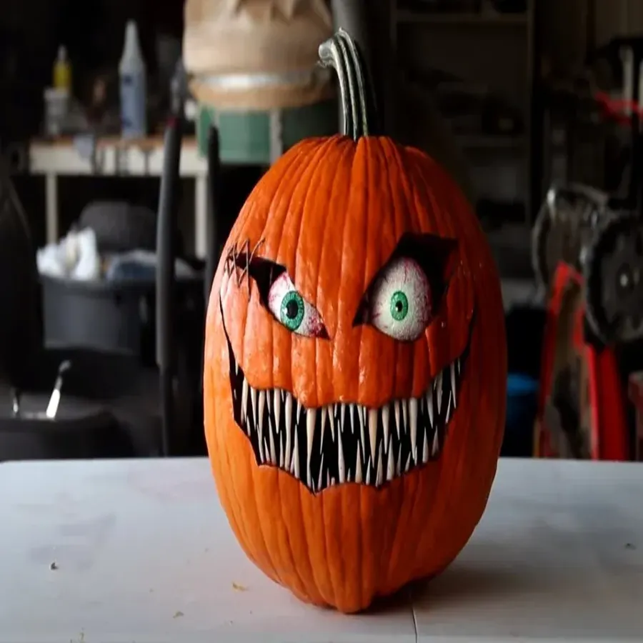 Scary Halloween Pumpkin