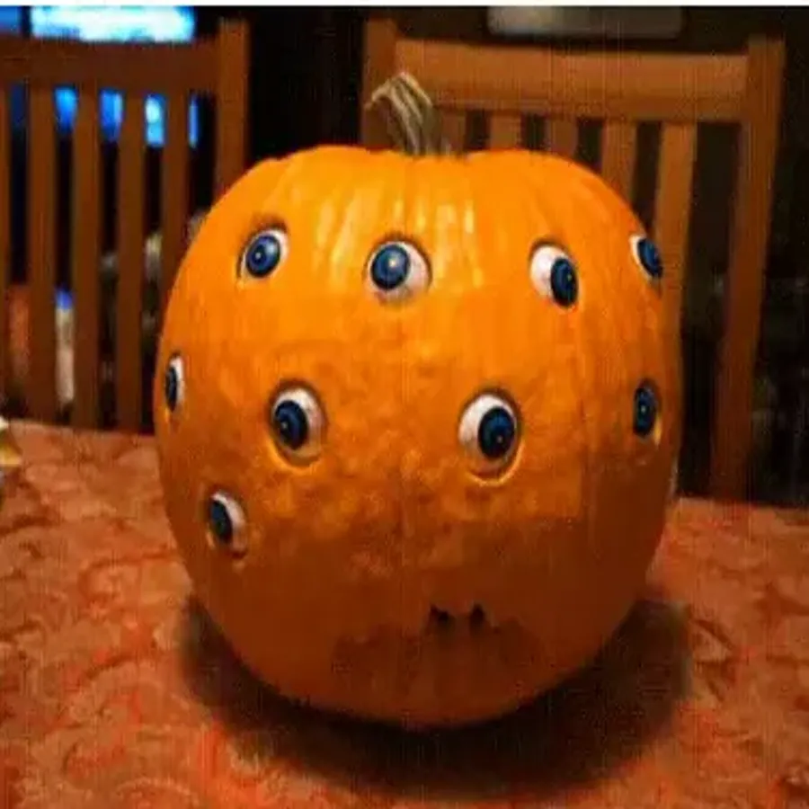 Scary Halloween Pumpkin