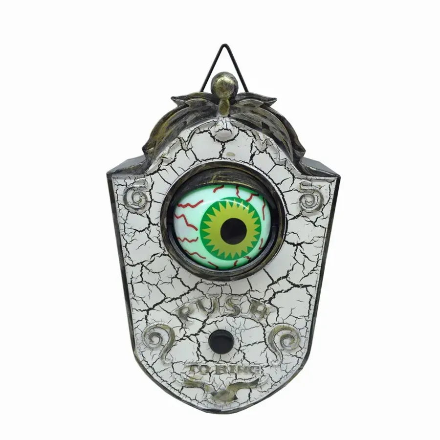 Halloween demon one-eyed doorbell