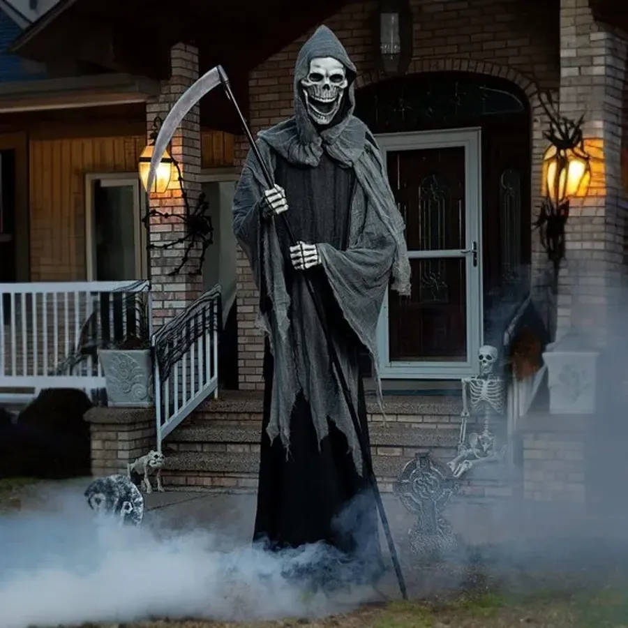 Giant Animated 9FT Scythe Reaper Prop