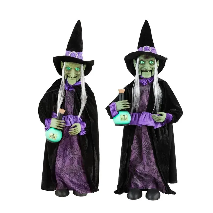 Animated LED Potion Witch (Set of 2)