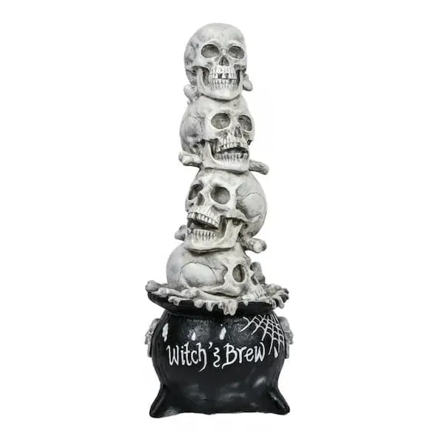 Stacked Skulls Cauldron