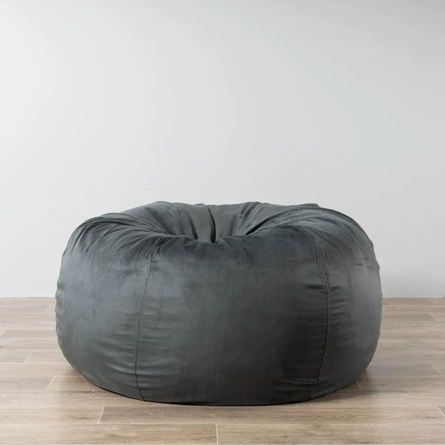 Fur Bean Bag - Charcoal