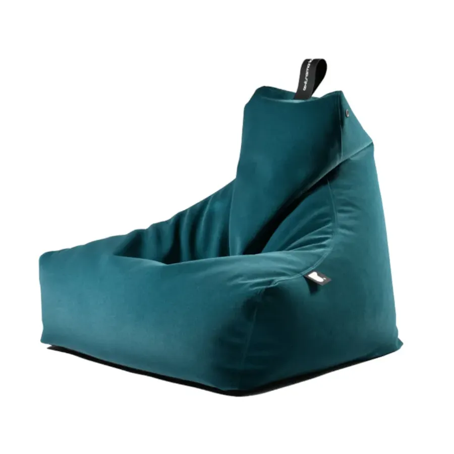 Mighty Bean Bag in Brushed Suede Teal