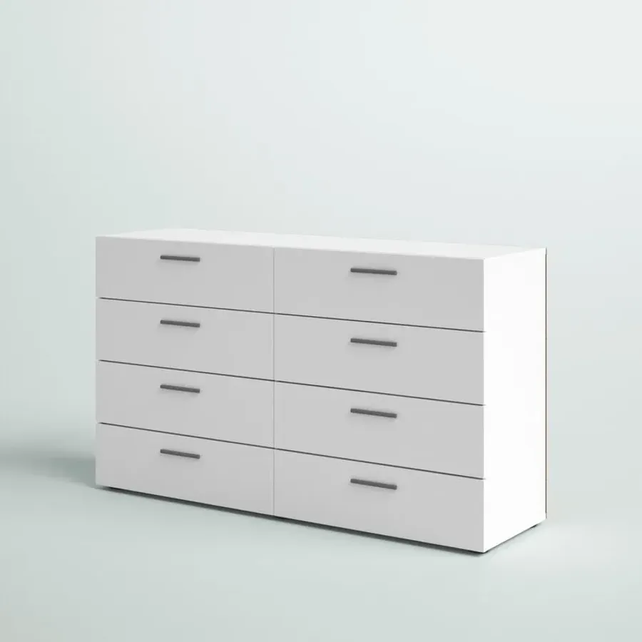 8 Drawer 55.12'' W Double Dresser