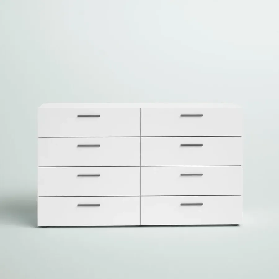 8 Drawer 55.12'' W Double Dresser