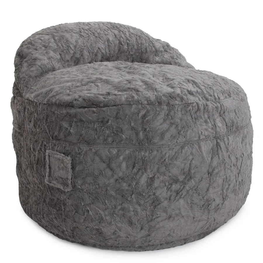 Adult Bean Bag Chair - King - Faux Fur