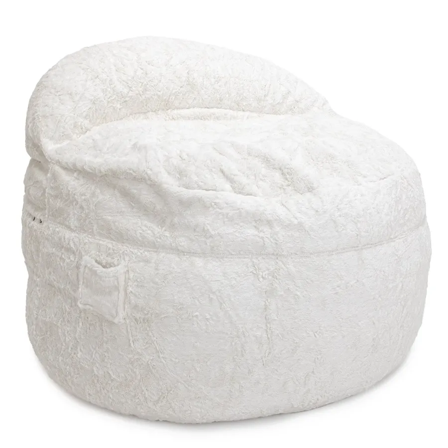 Adult Bean Bag Chair - King - Faux Fur