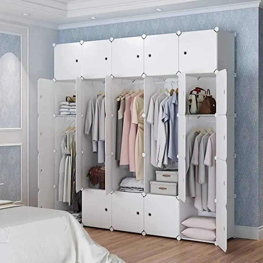 Portable Wardrobe Closets 14