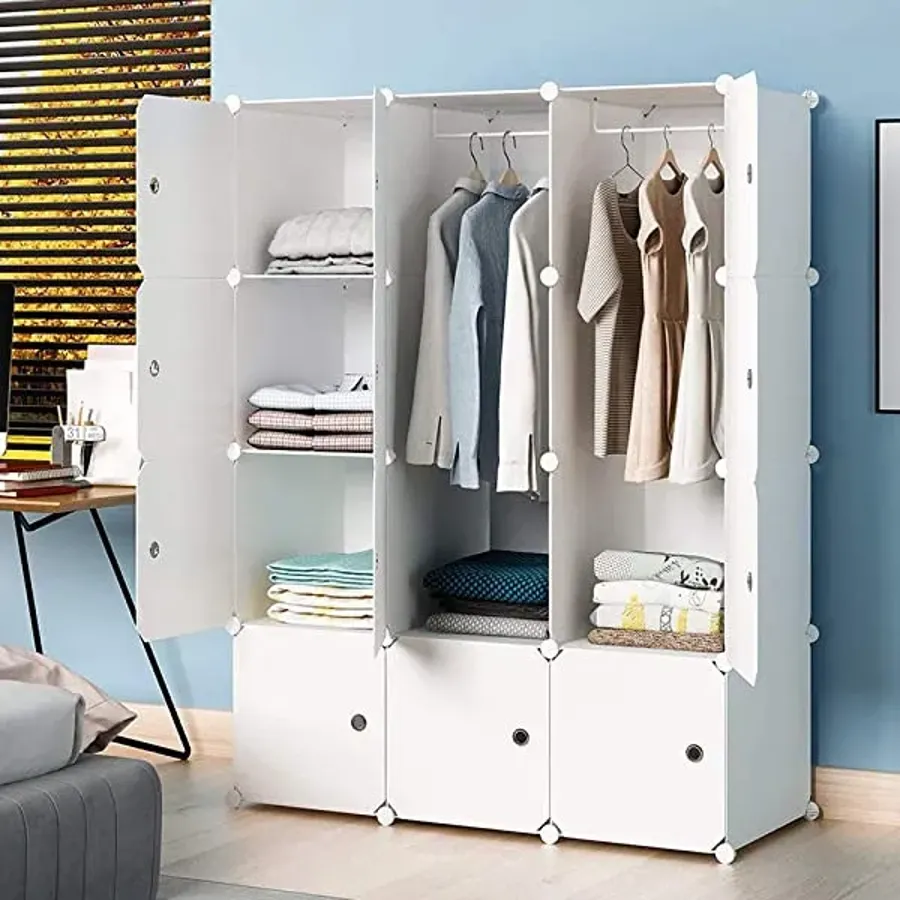 Portable Wardrobe Closets 14