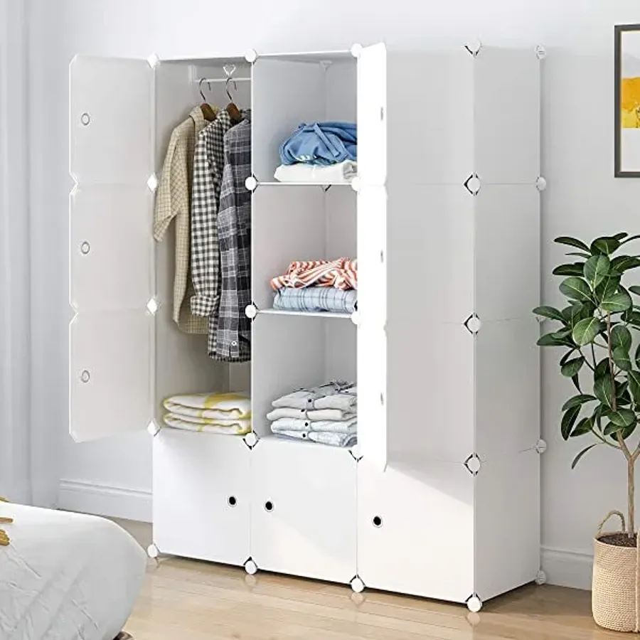 Portable Wardrobe Closets 14