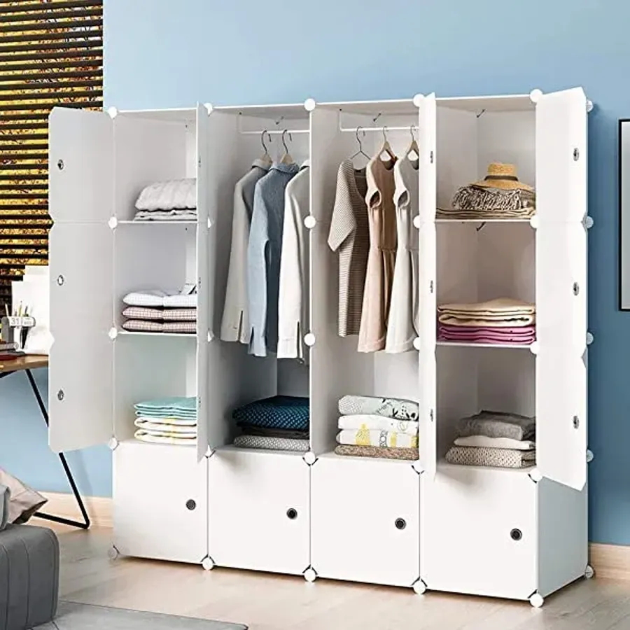 Portable Wardrobe Closets 14