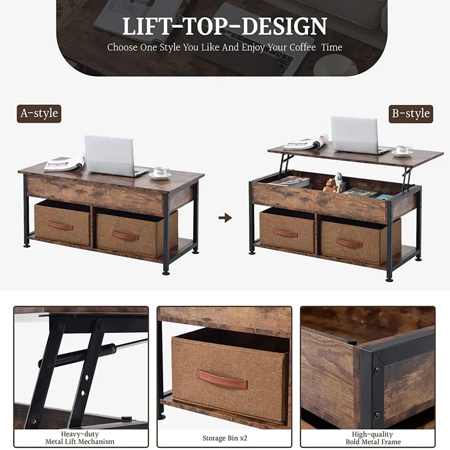 Lift Top Coffee Table