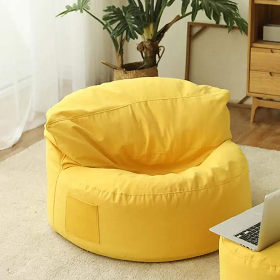 Bean Bag Cover - Carbon Emorized Fabric Beanbag Sofa Chairs Cover