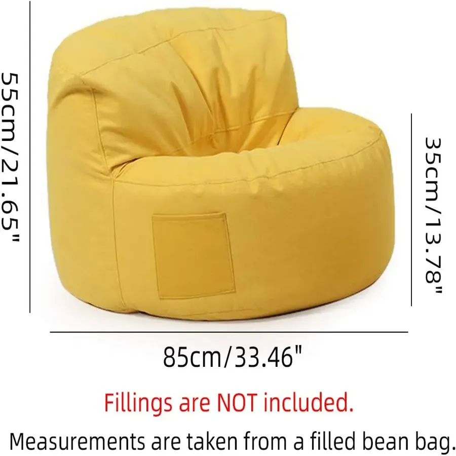 Bean Bag Cover - Carbon Emorized Fabric Beanbag Sofa Chairs Cover