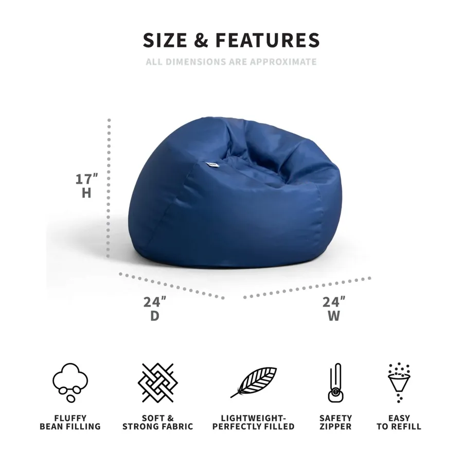 Constellation Storage Toy Bag Chair - Space Blue