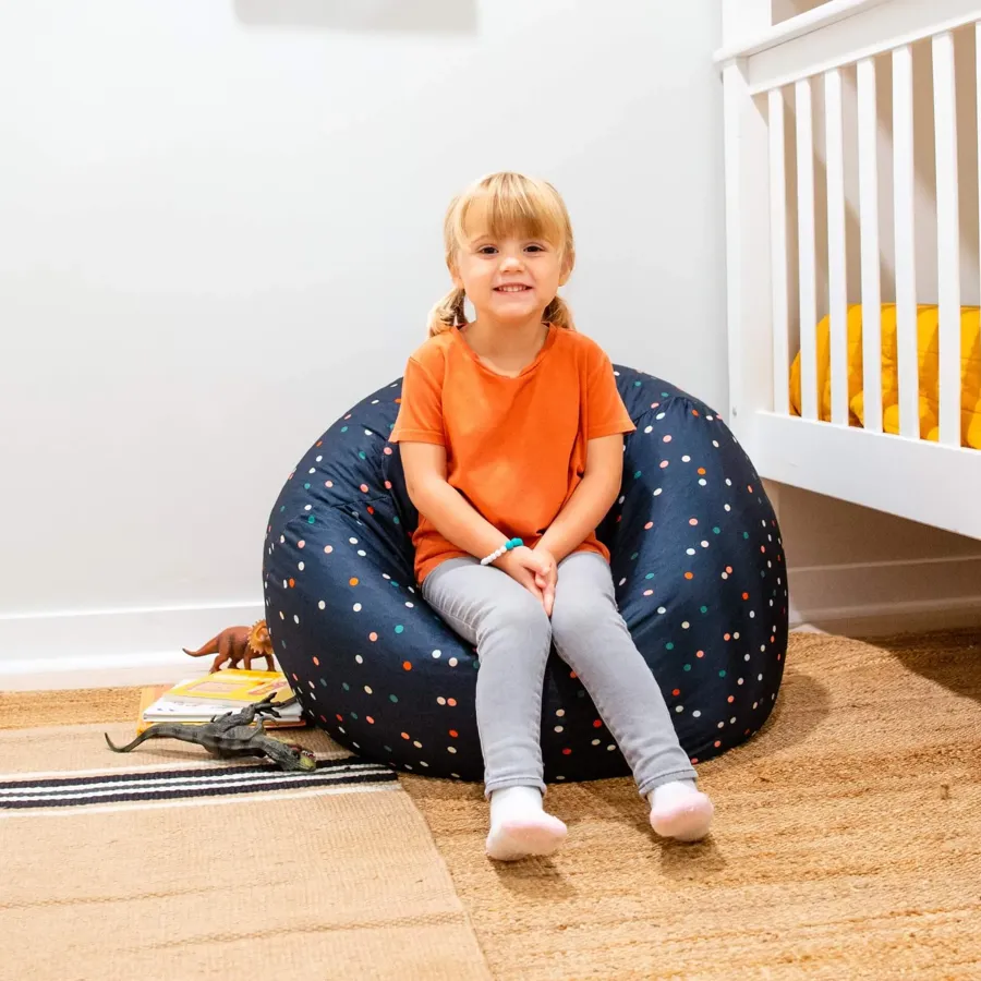 Constellation Storage Toy Bag Chair - Space Blue