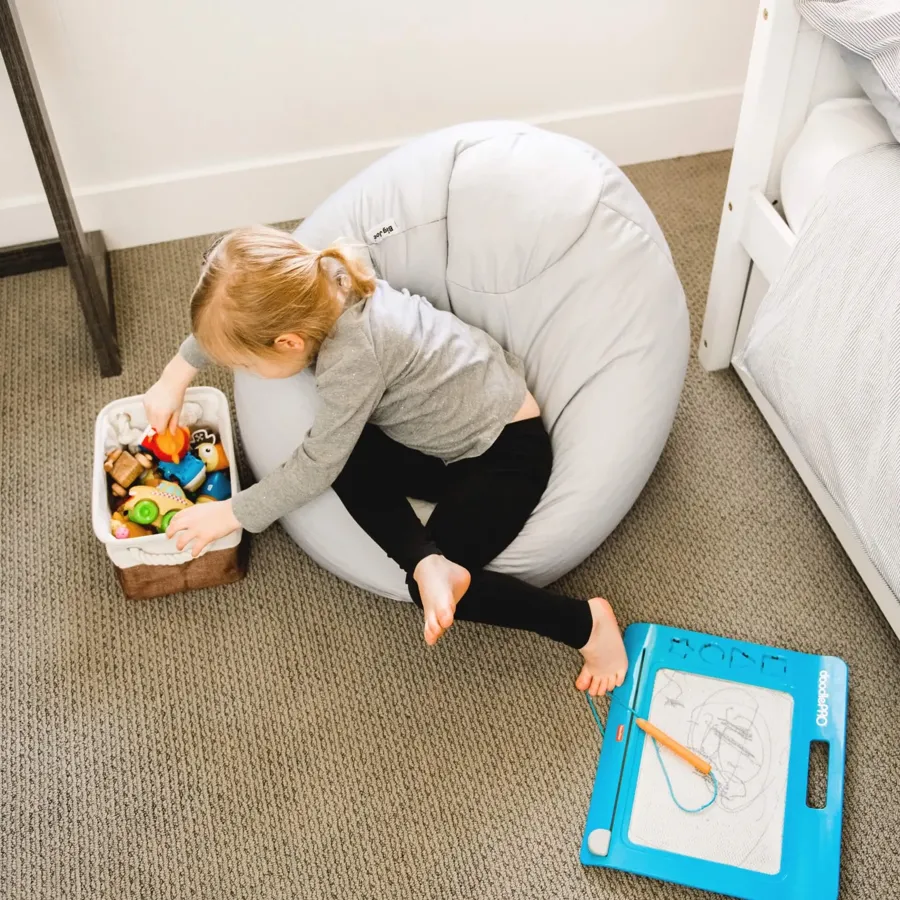 Constellation Storage Toy Bag Chair - Space Blue