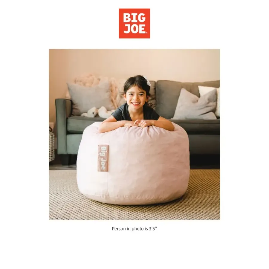 Small Bean Bag Chair - Plush Kids - Safety Zipper