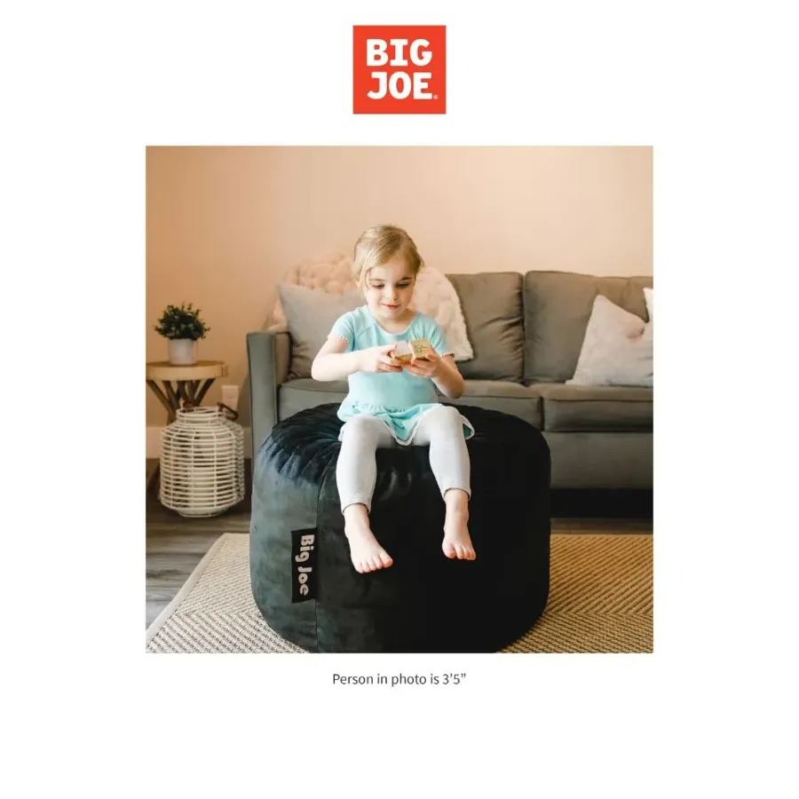 Small Bean Bag Chair - Plush Kids - Safety Zipper