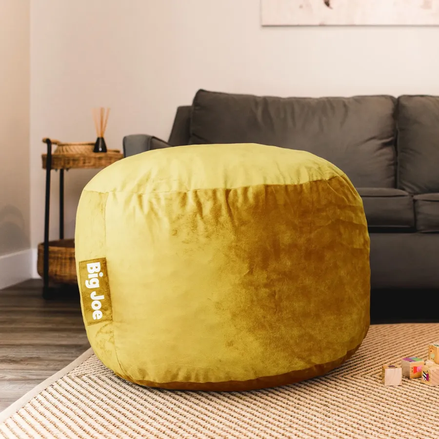 Small Bean Bag Chair - Plush Kids - Safety Zipper