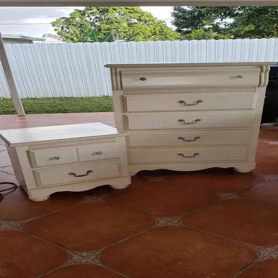 Set Includes Dresser, Mirror, Chest, Nightstand and Headboard