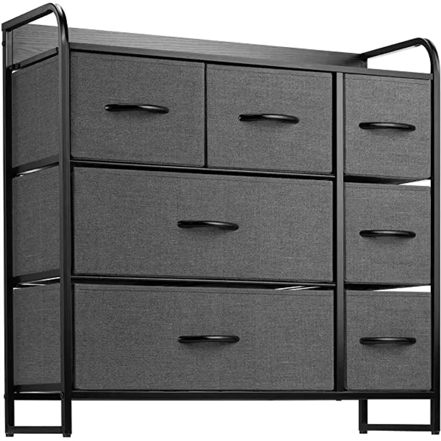 7 Drawer Dresser Organizer Fabric Storage Chest