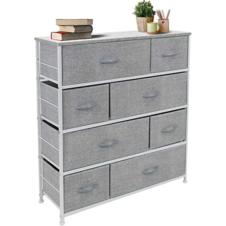 Dresser with 8 Drawers - Furniture Storage Chest