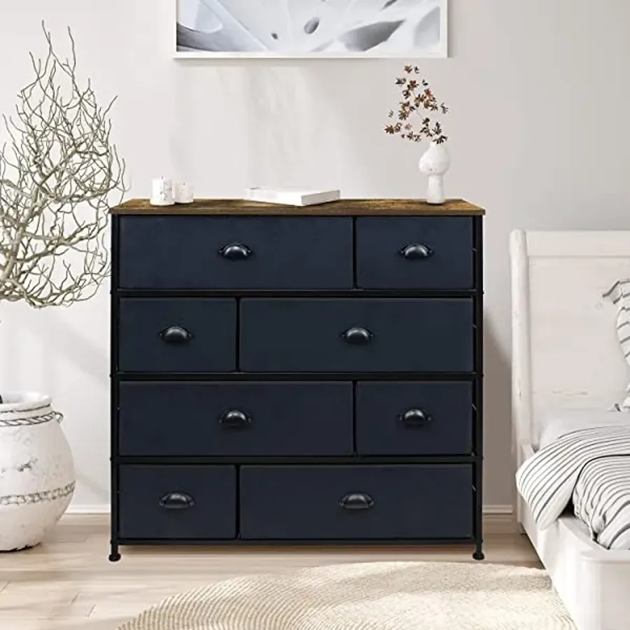 Dresser with 8 Drawers - Furniture Storage Chest