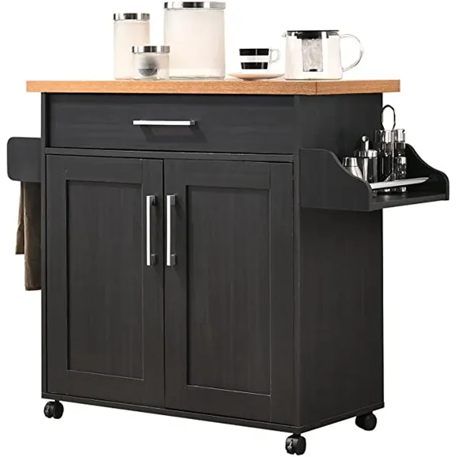 Kitchen Island | Black-beech