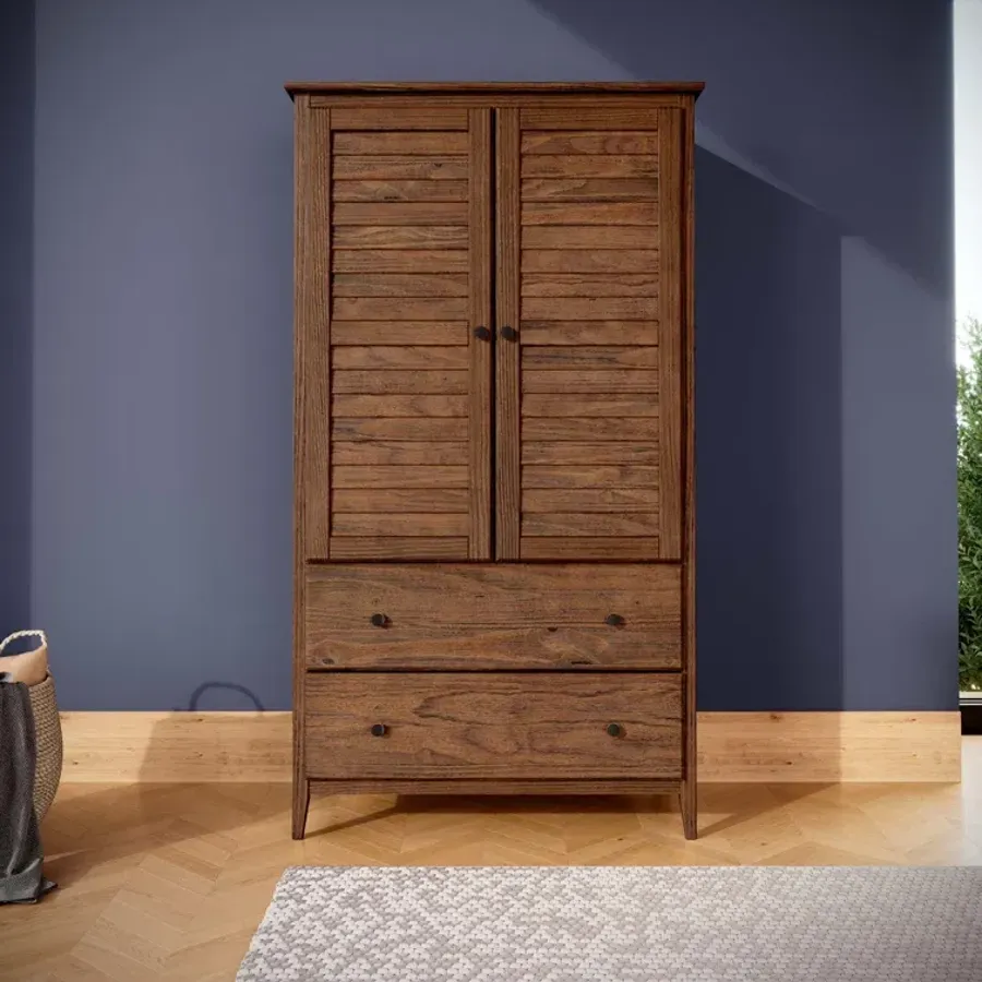 Greenport Solid Wood Armoire