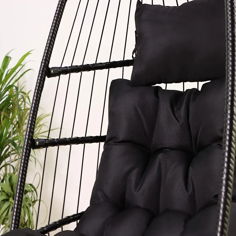 Outdoor Patio Hanging Chair - Hammock Swing Egg Chair