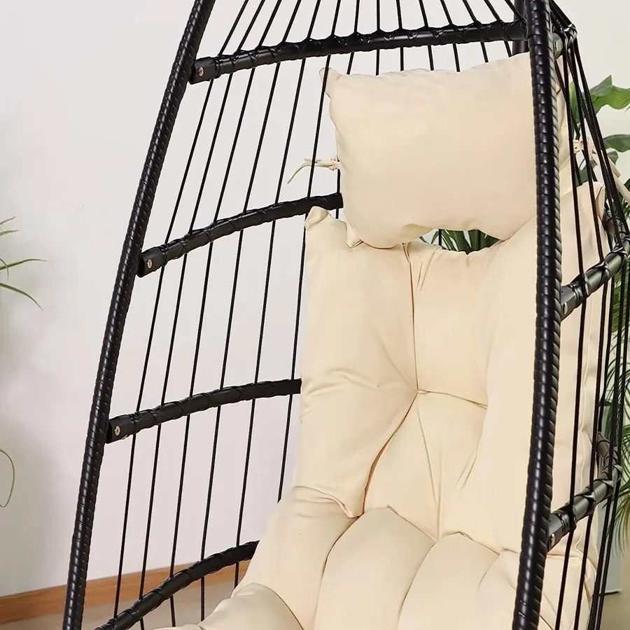 Outdoor Patio Hanging Chair - Hammock Swing Egg Chair