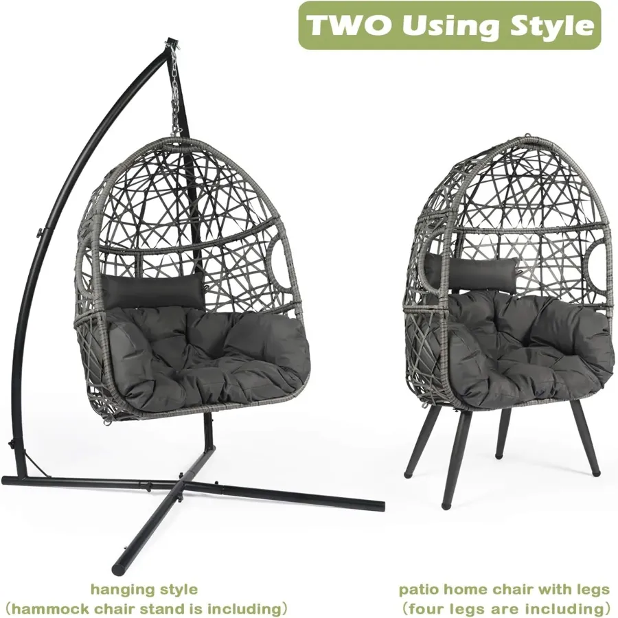 Swing Egg Chair - Rattan Hanging Chair