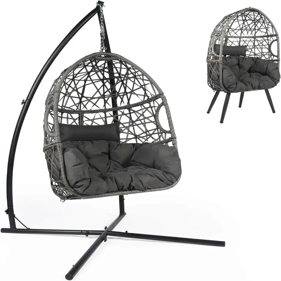 Swing Egg Chair - Rattan Hanging Chair