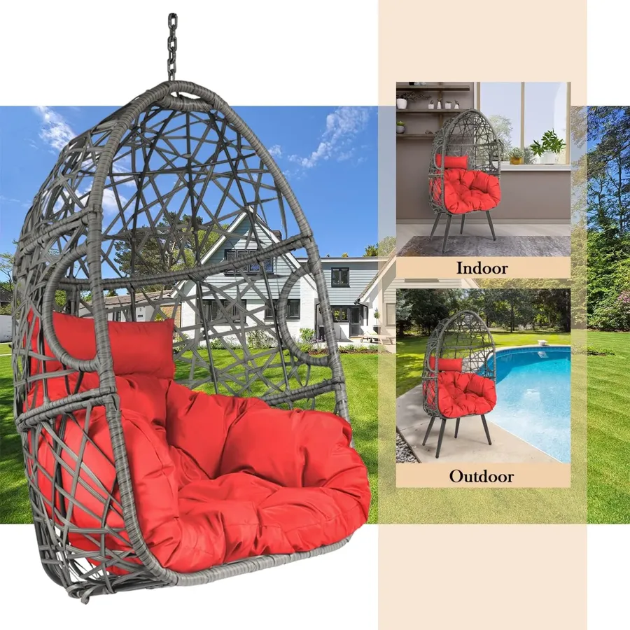 Swing Egg Chair - Rattan Hanging Chair