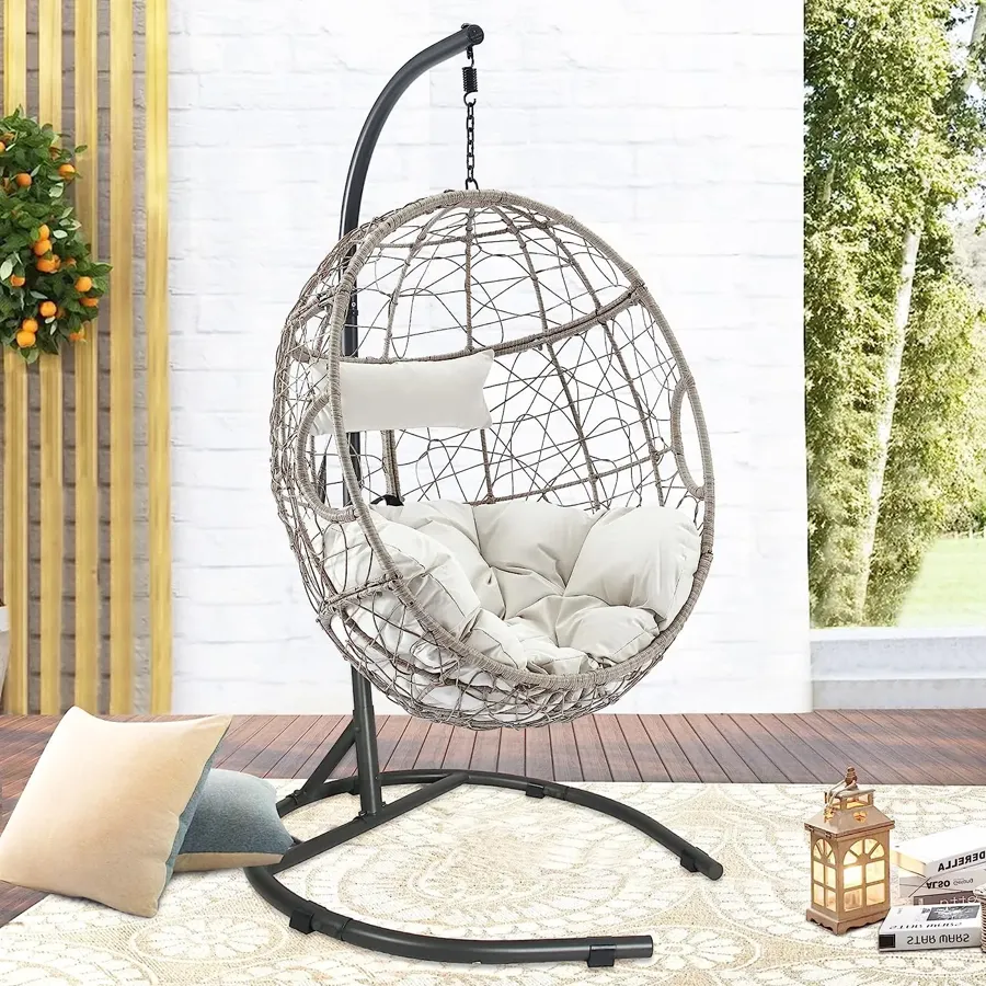 Outdoor Wicker Hanging Chair Indoor Swing | Egg Chair