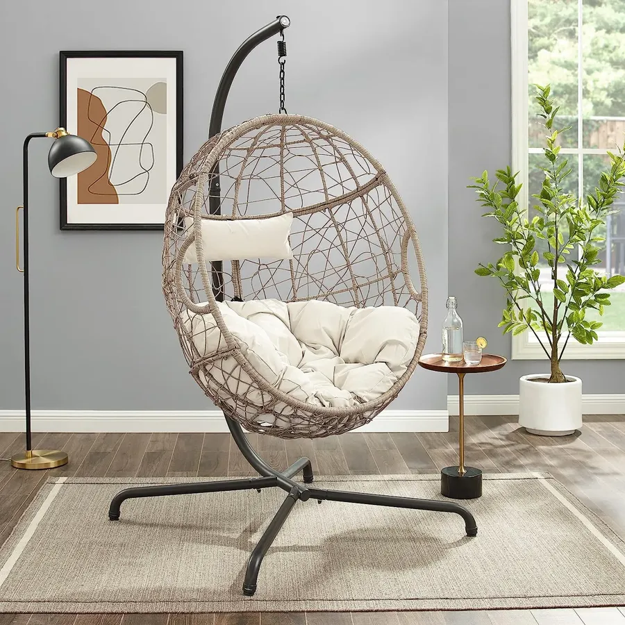 Outdoor Wicker Hanging Chair Indoor Swing | Egg Chair