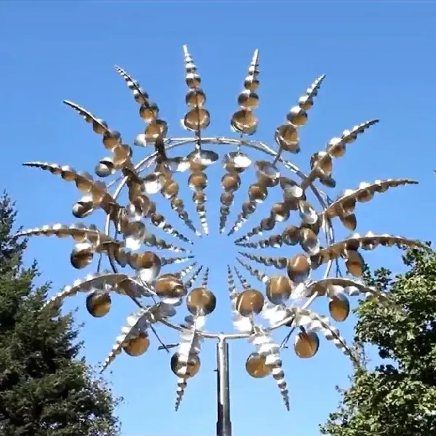 Unique And Magical Metal Windmill Outdoor Wind Spinners