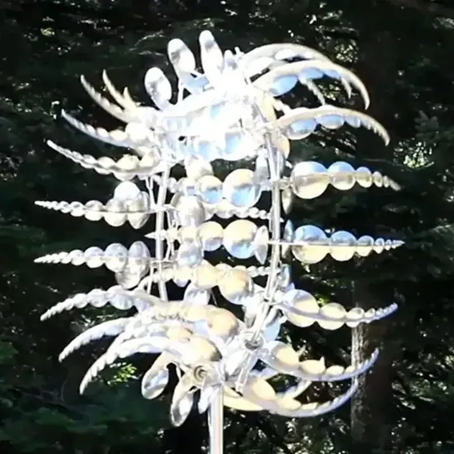 Unique And Magical Metal Windmill Outdoor Wind Spinners