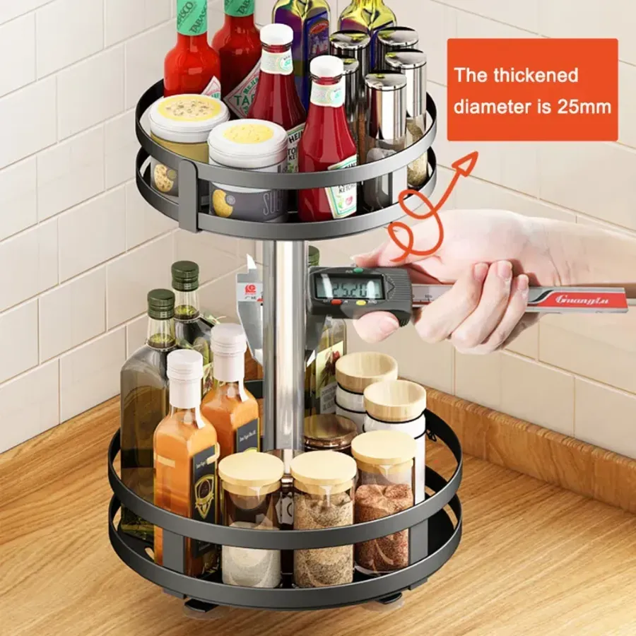 360° Rotating Storage Rack Can Be Used In Any Scene