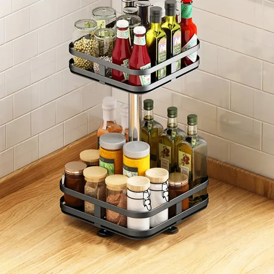 360° Rotating Storage Rack Can Be Used In Any Scene