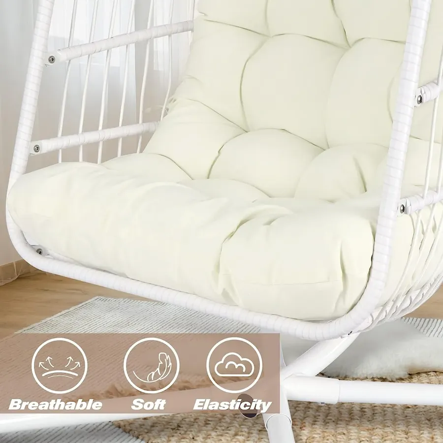 Egg Chair | Wicker Rattan Hanging Chair Swing Chair