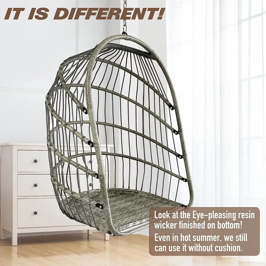 Egg Chair | Wicker Rattan Hanging Chair Swing Chair